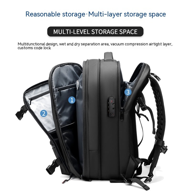 Travel Backpack Multifunction Bag Vacuum Compression Large-capacity Backpack