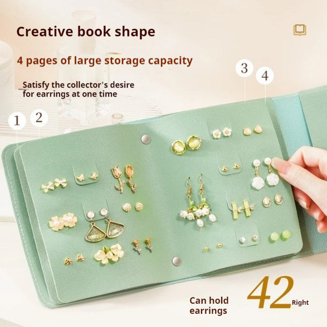Jewelry Travel Portable And Versatile Large Capacity Storage Book